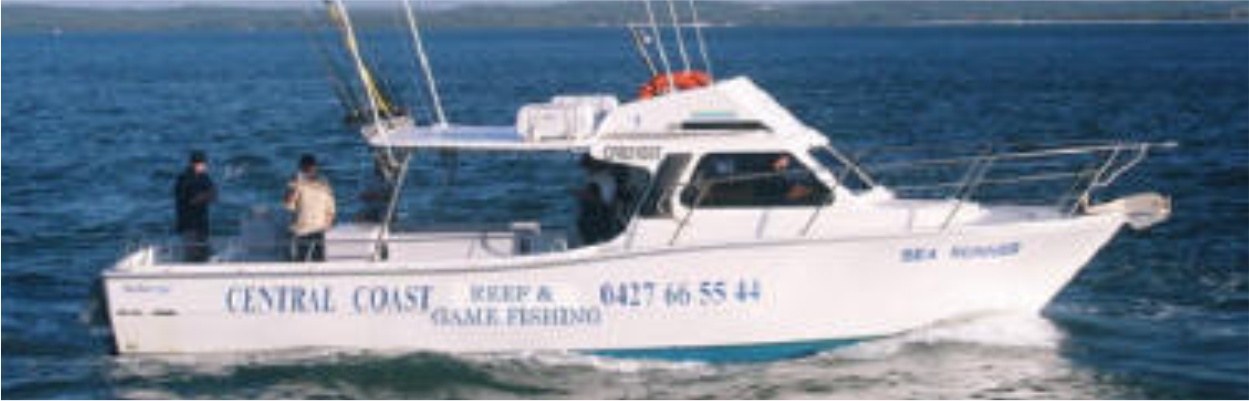 boating fishing charters central coast
